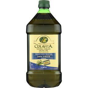 Colavita 100% Greek Extra Virgin Olive Oil, 68 Fluid Ounce